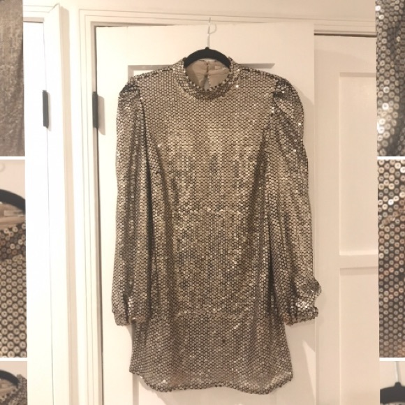Gold sequin party dress from Revolve ✨ - Picture 1 of 12